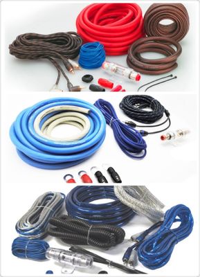 Low Voltage Copper Power Amplifier Wires Cables Install Kit Cable Power Wire OFC CCA