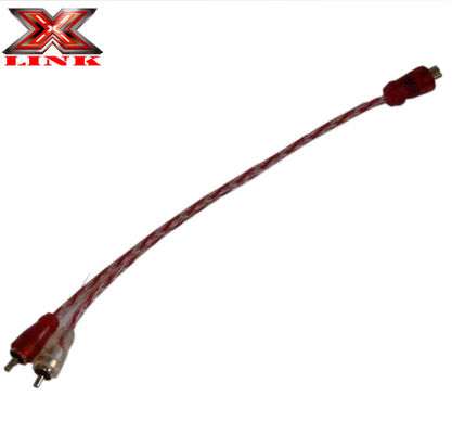 Bare Copper Conductor Car Audio Interconnect Twisted RCA Audio Cable for Sound System