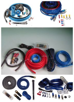 Low Voltage Copper Power Amplifier Wires Cables Install Kit Cable Power Wire OFC CCA
