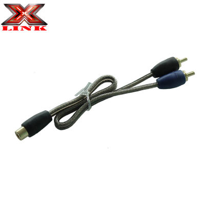 Male-Male 2-Channel Twisted Pair RCA Interconnect Cable Copper Material for Audio Systems