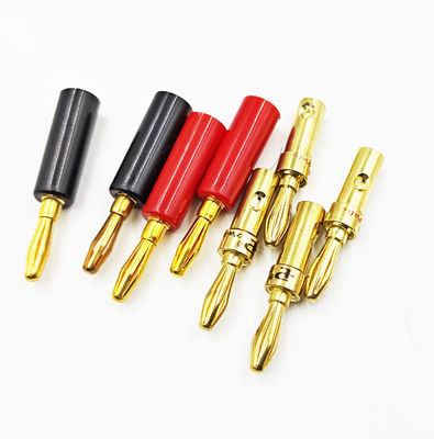 Transparent 14Ga Gauge Banana Wire for Bi-Wire Bi-Amp HiFi Surround Sound 99.9% OFC Copper