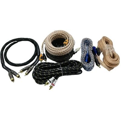 5.5mm Outer Diameter PVC Jacketed Car Audio RCA Cable 2M-2M for High End Performance