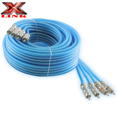 Gold Plated 2 RCA Audio Cable male to male For Stereo Speaker Or Subwoofer Connector Type None