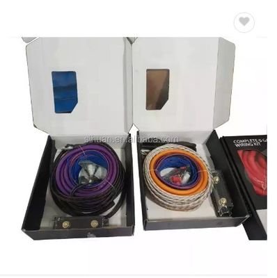 2000W-4000W 4 Gauge CCA Wire Amp Kit Male to Male Conductor for Car Audio Installation