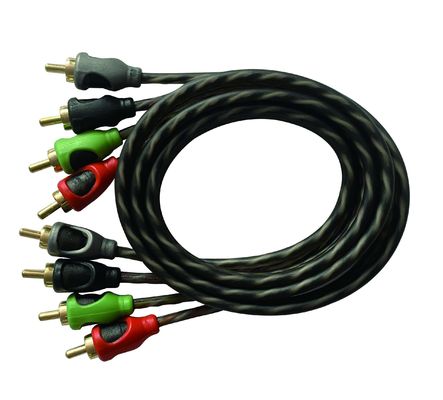 OFC 100% Copper Conductor 2 Channel RCA Audio Cable For Car And Home Audio Connection