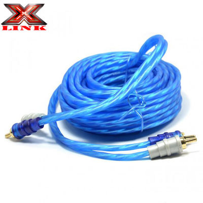 OFC 100% Copper Conductor 2 Channel RCA Audio Cable For Car And Home Audio Connection
