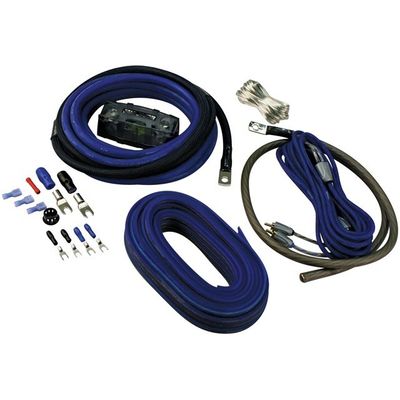 1500W Car Amplifier Install Wiring Kit Single Conductor Power Cable and Fuse Holder Set