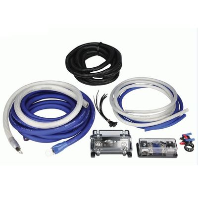 1500W Car Amplifier Install Wiring Kit Single Conductor Power Cable and Fuse Holder Set