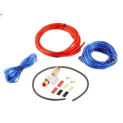 4 8 GA Car Audio Amplifier Amp Wiring Kit Made of Copper Conductor and PVC Insulation