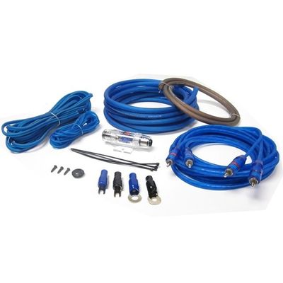 12V DC Voltage OFC Copper 4 Gauge Car Audio Amps and Subs Installation Wiring Kit with PVC Jacket
