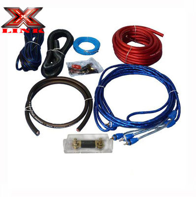 12V DC Voltage OFC Copper 4 Gauge Car Audio Amps and Subs Installation Wiring Kit with PVC Jacket