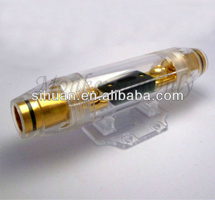 1/0 4 Gauge Car Professional ANL Fuse Holder Gold or Nickel Plated for Maximum Protection