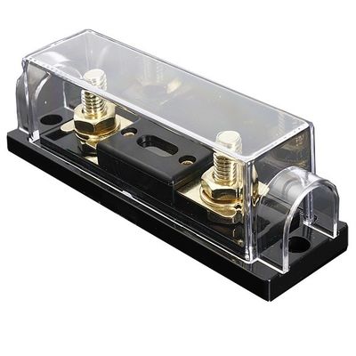 1/0 4 Gauge Car Professional ANL Fuse Holder Gold or Nickel Plated for Maximum Protection