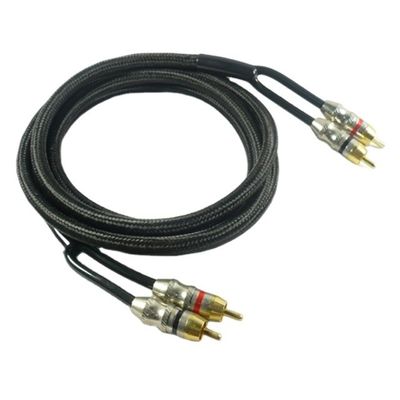 PVC Jacket RCA Cable AV For Car Audio And Home Audio Amp