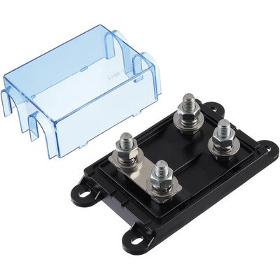 Compact 12V Mini ANL AFS Fuse Holder For Car Boat Audio System Gold Plated Connectors