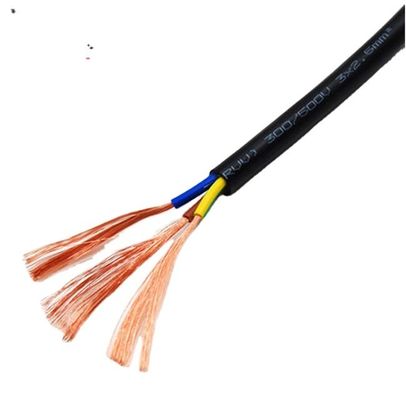 300v RV RVV Electrical Cable Wire with PVC Insulation and Copper Conductor 4.0mm