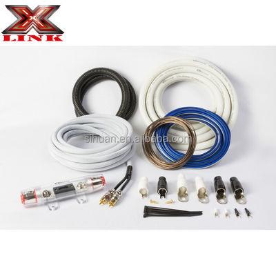 0 2 4 8 Gauge Sub Car Audio Amplifier Wiring Kit 1500 2500 3000 Watt with Materials