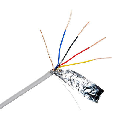 PVC Insulated Copper Multi Core 4 Core 24AWG Fire Alarm Cable Wire for Security Systems