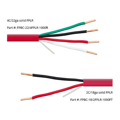LSZH 8c Fire Alarm Cable with Thermoplastic Outer Sheath and Silicon Rubber Insulation