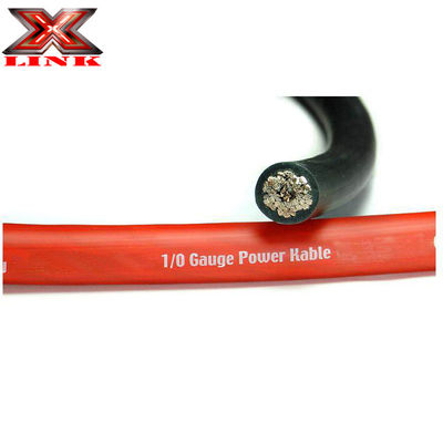 Soft PVC Jacket 1/0 2 AWG OFC Tinned Copper Power Wire