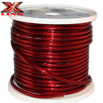 Soft PVC Jacket 1/0 2 AWG OFC Tinned Copper Power Wire