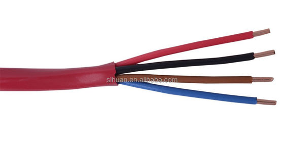 Fire Alarm Cable With CE Certificate 2c 4c 6c 1.5mm2 2.5mm2 0.80mm Bare Copper Wire