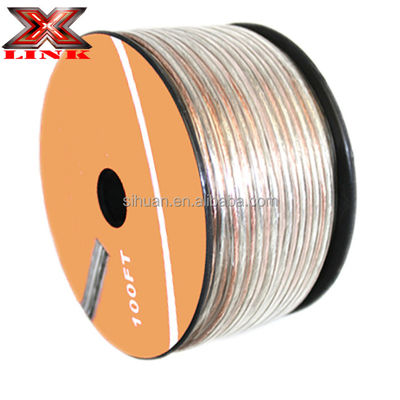 Professional Grade 16 Gauge CCA OFC Speaker Wire with PVC Jacket in Red and Black