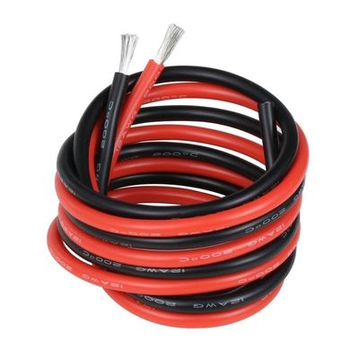 16 Gauge High Temperature Resistant Silicone Stranded Automotive Wire for Insulation