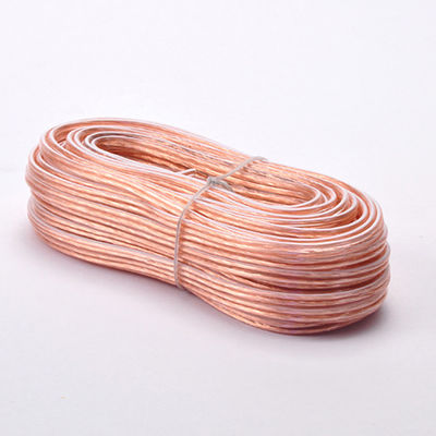 Non-Shielded Translucent Speaker Cable 3.0x6.0mm Outer Diameter for Exceptional Sound