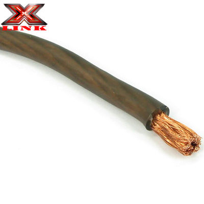 Soft PVC Jacket 4/0 3/0 2/0 GAUGE AWG Frosted Colored Car Audio OFC Power Wire Cable