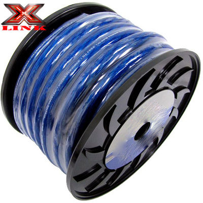 Soft PVC Jacket 4/0 3/0 2/0 GAUGE AWG Frosted Colored Car Audio OFC Power Wire Cable