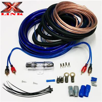 Car Audio Amplifier Wiring Kit with Non-Shielded Shielding and Optional Outer Diameter