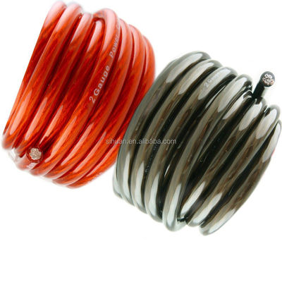 Experience Enhanced Sound with 2 GA AWG Flexible Translucent Speaker Wire Power Cable