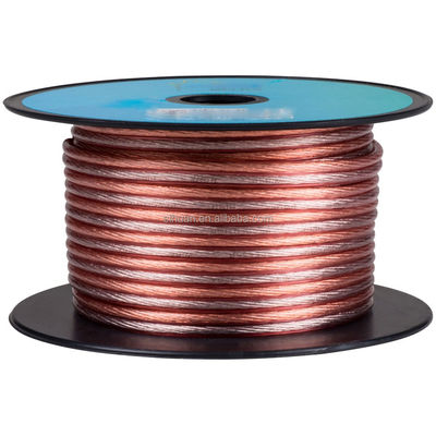 Gold Connector High End Flexible Speaker Wire PVC Non Shielded