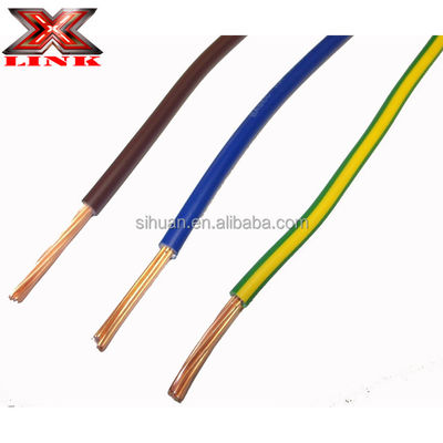 1.5mm Electric pvc insulated wire And Cable With Insulation Material