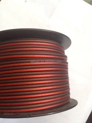 Copper Inner Conductor Customized Outer Diameter Car Audio 12 Gauge Speaker Wire Cable