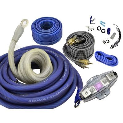 Low Voltage Stranded Conductor 8ga 4ga 0ga 2ga Amplifier Wiring Kit with Competitive