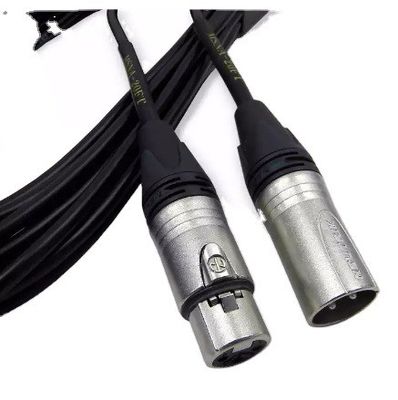 100% Copper Super Flexible Instrument Microphone XLR Acoustic Cable With Gold Connector