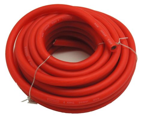 0 Gague Wire Car Audio Battery Cable with Speaker in Any Color Made