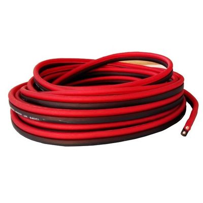 Red Black Soft PVC Jacket Flexible Speaker Wire Customized Outer Diameter