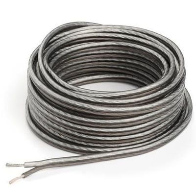 Red Black Soft PVC Jacket Flexible Speaker Wire Customized Outer Diameter