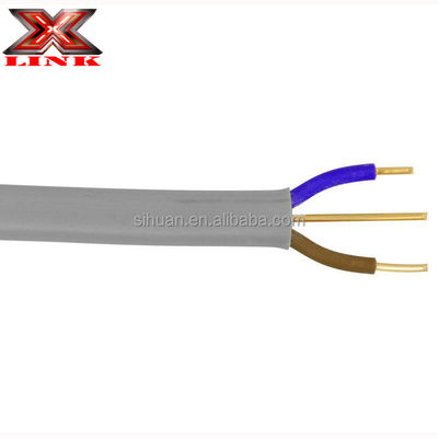 VDE 0281 Stranded Copper Cable PVC Insulation Material Twin Earth TPS Wire