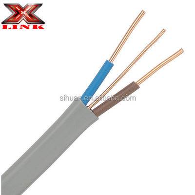 VDE 0281 Stranded Copper Cable PVC Insulation Material Twin Earth TPS Wire