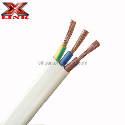 VDE 0281 Stranded Copper Cable PVC Insulation Material Twin Earth TPS Wire