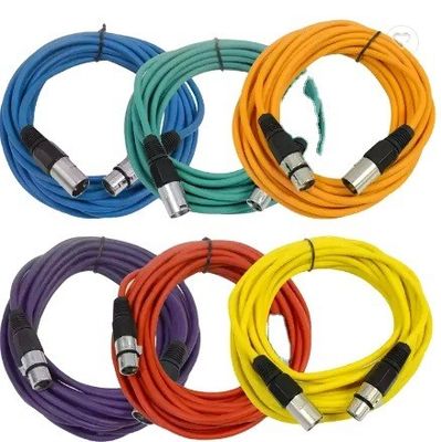 24AWG PVC Insulation XLR DMX Cable For Microphones Radio Station And Speaker Systems