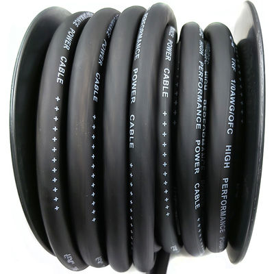 15 Meters Length Copper Conductor 0 Gauge OFC Power Cable Wire for Car Audio System