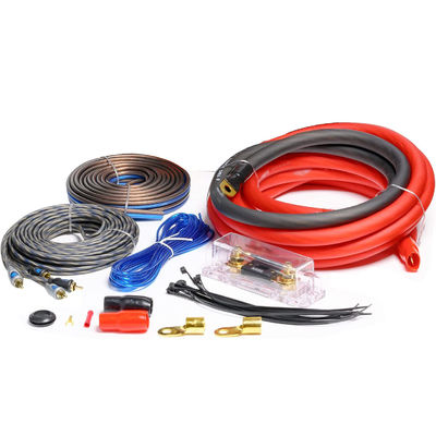 4 Gauge Car Amplifier Wiring Kit For Overhead Installation And  Performance