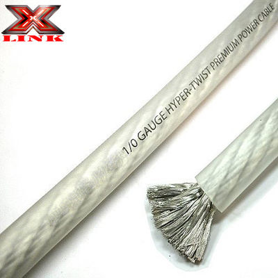 Soft PVC Jacket Super Soft Flexible Frosted 0ga Car Amp Power Cable Wire in Any Color