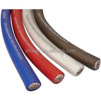 0 Gauge OFC Copper Conductor Audio Wire Power Cable with PVC Insulation Material