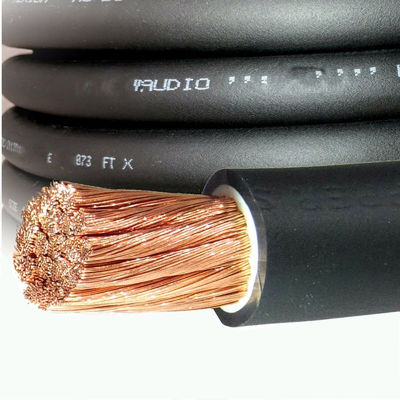 CCA Conductor Car Audio Ground Power Wire Transparent PVC Jacket Top Flex 4 AWG Gauge